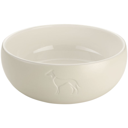 Hunter - Dog & Cat Feeding Bowl Lund Ceramic White 550 ml - Hund - Matplass & vannautomater for hund - Matskåler og vannskåler - ZOO.no