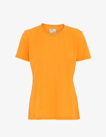Women Light Organic Tee - Sunny Orange - S