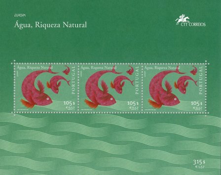 Portugal - EUROPA 2001 - Postfrisk miniark