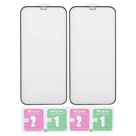2 st Skärmfilm i Härdat Glas för iOS 12Pro Max - Klar Skyddande Film