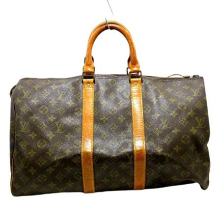 Louis Vuitton Vintage, Pre-owned Keepall Bag Bruin, Dames, Maat:ONE Size