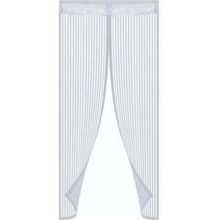 INF Myggenet til dør med magnetisk lukning Hvid 100 x 220 cm