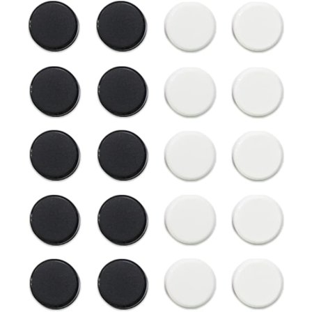 Kjøleskapsmagnet, 20-pak kjøleskapsmagneter, Sterk magnet whiteboard, Skapmagneter, Kontormagneter