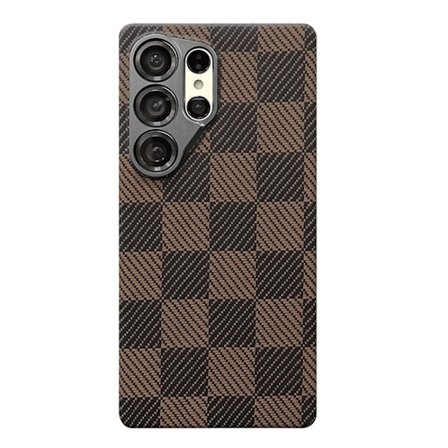 Mobilskal till Galaxy S25 Ultra MagSafe Kevlar - Guld Style