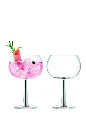 Gin Balloon Glass 420Ml Platinum X 2 LSA International