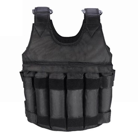 Justerbar viktväst för träning 20 kg 50 kg Träningsväst Fitnessjacka Gymträning Boxningsväst Fitnessutrustning 50 kg