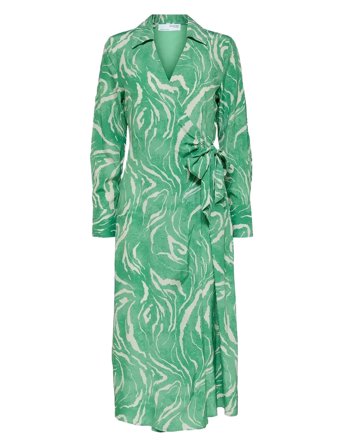 Selected | Slfsirine Ls Midi Wrap Dress B | 38
