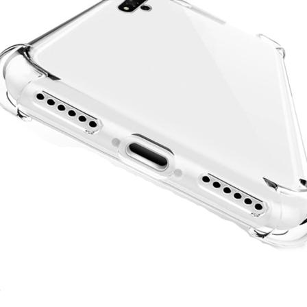 Stilfuldt Silikonbeskyttelsesetui - Huawei Honor 20 Transparent/Gennemsigtig