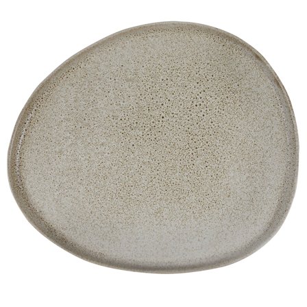 Aida Raw Organic middatstallerken 29x25 cm, sandy beige | KitchenOne