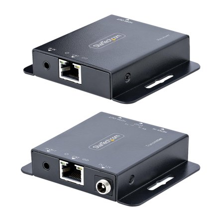 StarTech HDMI Extender over CAT6/CAT5, 4K 30Hz/130ft (40m) or 1080p 60Hz/230ft (70m) Video Extender, 4K HDMI over Ethernet Extender, PoC HDMI