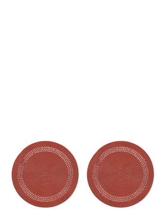 Bo Place Mat Pernilla 2-Pack Red Noble House