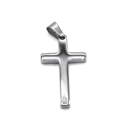 Sølvfarvet kors Silver
