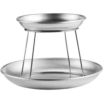 Patina Skaldjursfat i aluminium