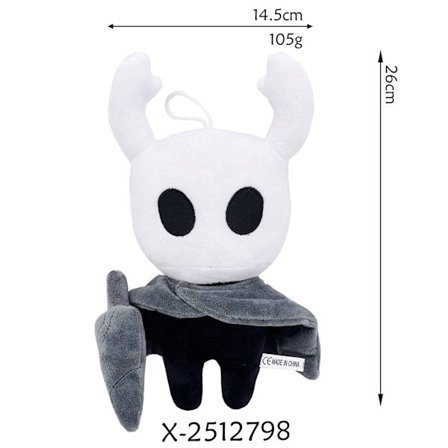 Hollow Knight pehmolelu - Suloinen Knight-pehmonukke, ihanteellinen keräilijöille ja faneilleBrainrot *knight*