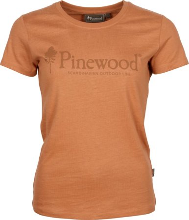 Pinewood Women's Outdoor Life T-Shirt Women short-sleeved sweaters Orange S