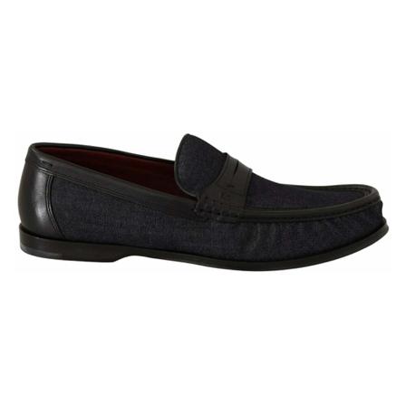Dolce & Gabbana Instappers , Zwart , Heren , Maat: 44 EU Instappers & Slip ons