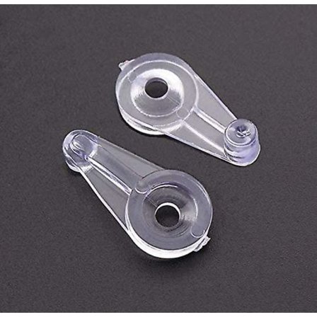 40 stk. Skabsdørs Glasbeslag Clips Kit, Plast, Klar Med Skruer (A)