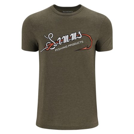 Simms Hook & Loop T-Shirt Military Heather - M