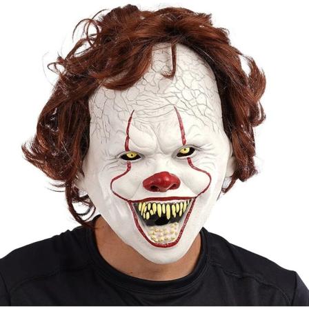 Stylex Skrämmande Realistiska Latexmasker Halloween Maskeraddräkt Cosplay Tillbehör Skrämmande Scary Clown