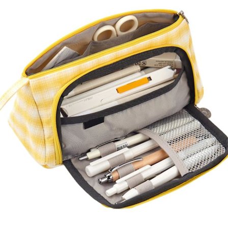 Lynlås Penneæske Med Flere Rum Til Skole- Og Kontorbrug