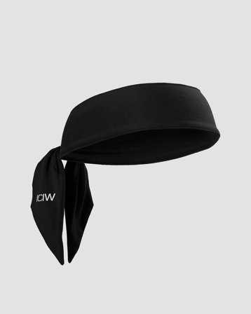 ICANIWILL - Tie Headband Black - Træningstøj fra ICIW