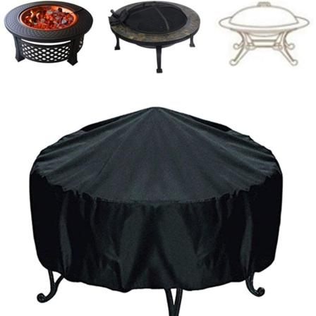 Deksel for rund uteplass peisbeskytter (3XL (148x60cm))