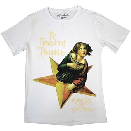 The Smashing Pumpkins Dam/Kvinnor Mellon Collie T-Shirt M Vit