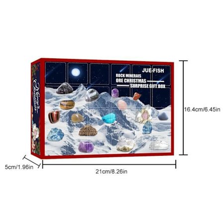 HURRISE Toy Calendar - Rocks Collection - Present för barn