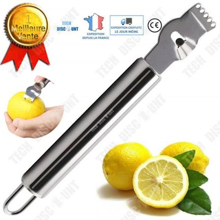 Citrus zestare - TD - Professionell rostfritt stål - Fruktrivare - Grönsaksskalare - Solid handverktyg