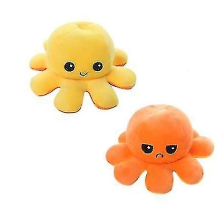 Vändbar Flip Octopus Plyschdocka