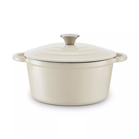 Barbary & Oak Støpejernsgryte Rund Kremhvit 4L