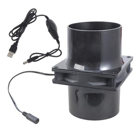 12cm 5V Poistoilmapuhallin Hiljainen Kanavapuhallin Ilmanvaihto Poistoilmapuhallin