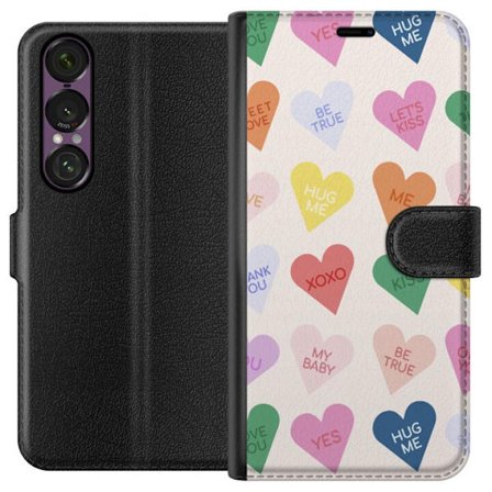 Kompatibelt Lommeboketui til Sony Sony Xperia 1 VII CandyHearts