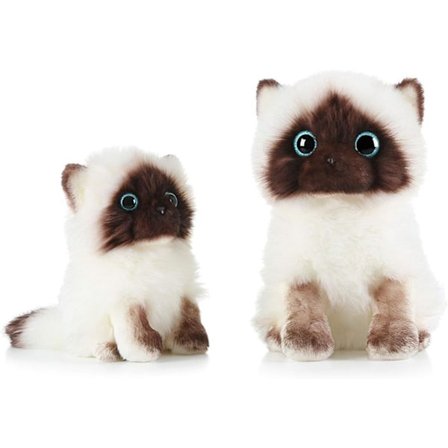 Stuffed Siamese katt leketøy