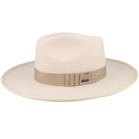 Brixton - Beige fedora Hatt - Reno Bone/Sand Fedora @ Hatstore