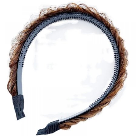 Hårbånd Hestehale Hårstykke Hårbånd Hår Tilbehør Lysebrun