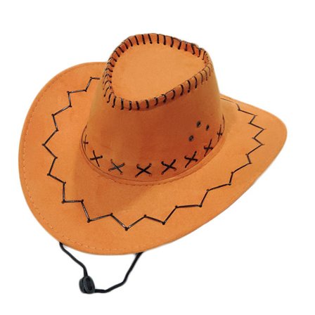 Cowboyhatt med bred brätte - Fancy Dress Accessoar - Vild Västern Cowgirl H
