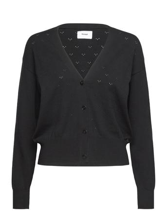 Nuedna Cardigan Tops Knitwear Cardigans Black Nümph