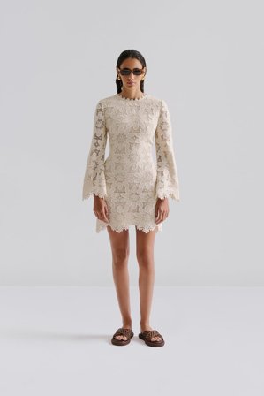 Malina - Imani mini dress - 36 - Sand