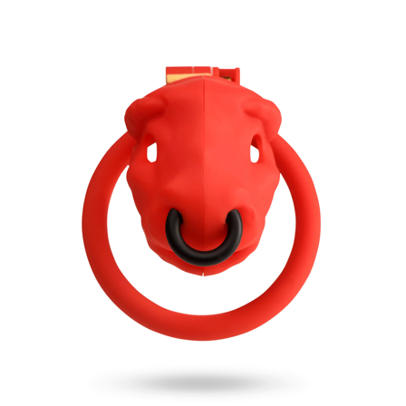 Bull - Chastity Cage - Red - Vuxen.se - Penisbur