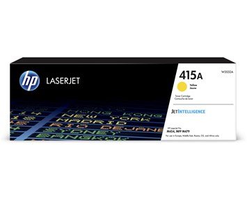 HP- LaserJet 415A Yellow Toner Cartridge-Gul HP LaserJet 415A tonerkassett (W2032A)-Printing ink, toner & paper-Toner til printer