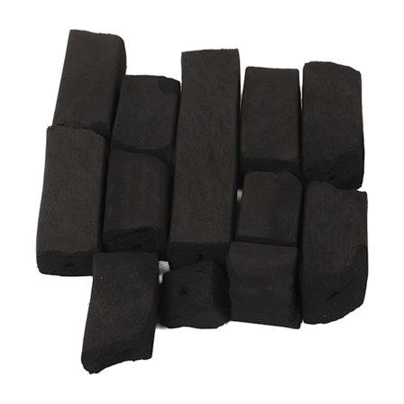 Svart rökfri hälsosam bambukol med högt kalorivärde och brännskydd för grillning