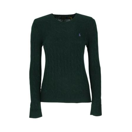 Ralph Lauren, Round-neck Knitwear Grijs, Dames, Maat:S
