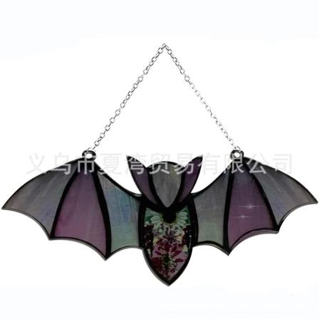 Halloween fladdermus hängande dekoration Snygg fashionabel husdekoration för vägg E