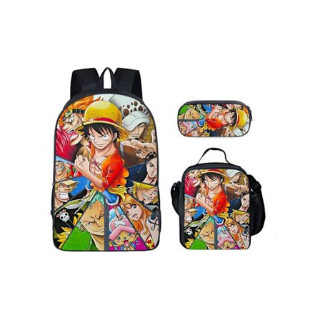 Ett-stykke student skolesekk tre-delt sett-8