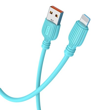 2 st super kvalitet 1m iphone laddarekabel blå