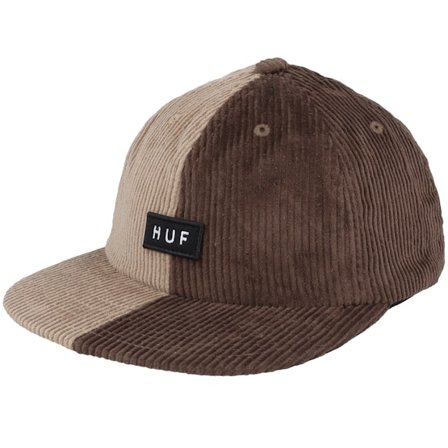 HUF - Hnědý snapback Kšiltovka - Marina Cord 6 Panel Hat Brown Strapback @ Hatstore