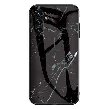 SKALO Samsung A54 5G Marmor hærdet glas TPU Cover - #4 Multicolor