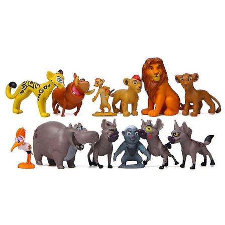 12 stk/sett Løvenes Konge Løvevakt Figur Playset Simba Kion Timon Pumbaa Modell Dukke Leker Barn Gave