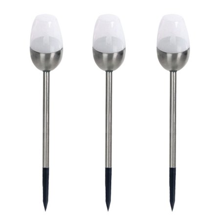 3 stk landskapslampe utendørs belysning 3 3